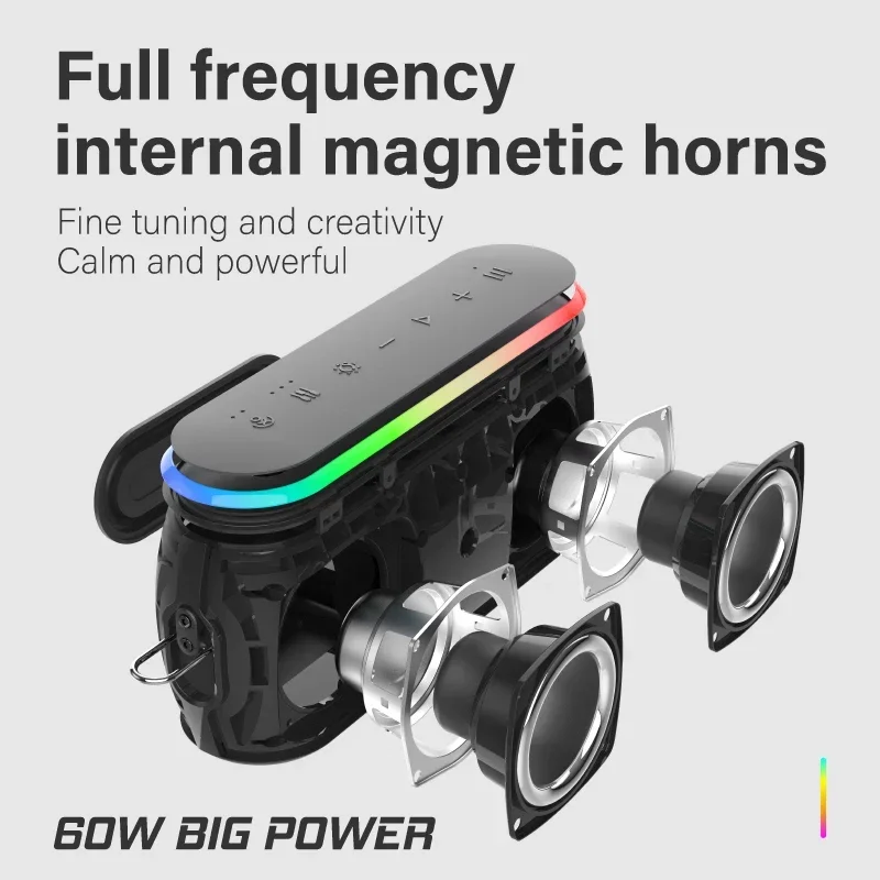 XDOBO TWS120W высокомощный Bluetooth громкоговоритель с двойным гудком сабвуфер ударной