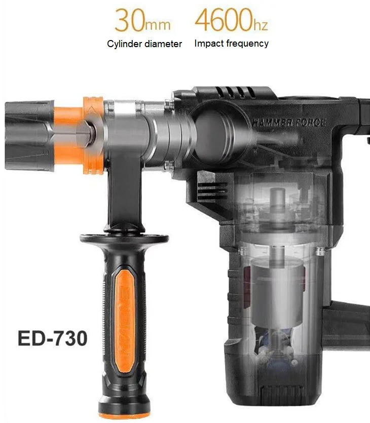 

China 1200W big jack breaker rock electric demolition hammer