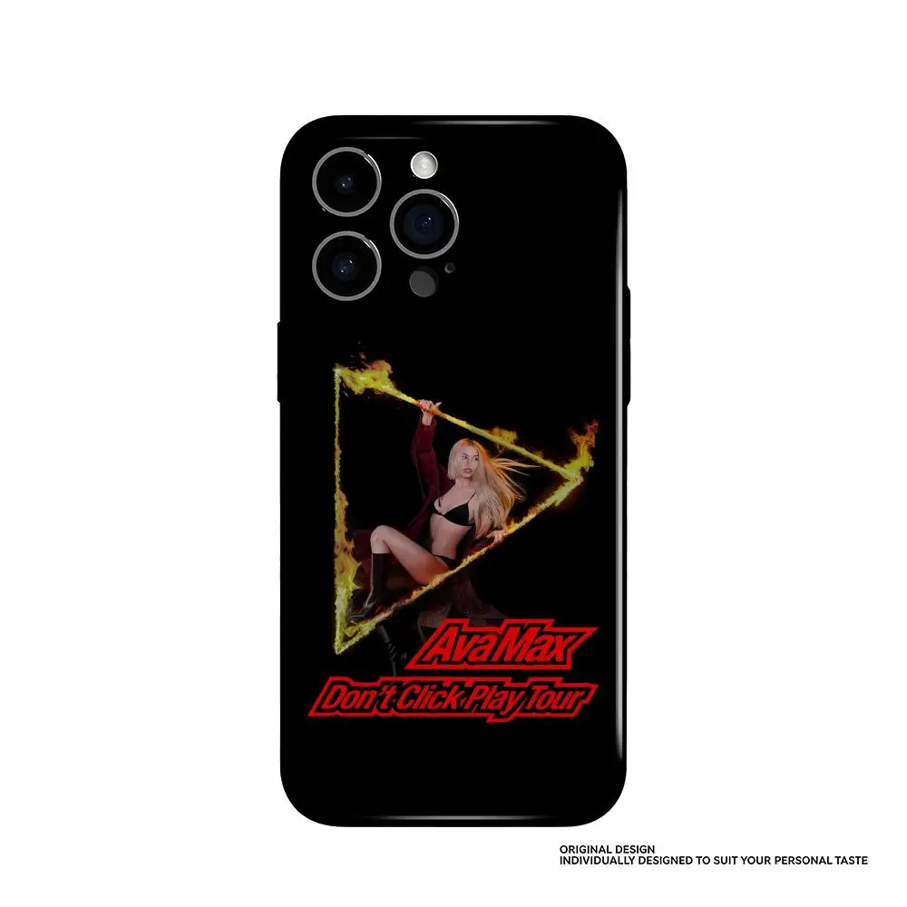 Фото A-AVA MAX Don't click play Чехол для телефона Samsung S25 24 23 22 Ultra Plus Glossy HD Fine Hole Liquid Film Hard Shell №1