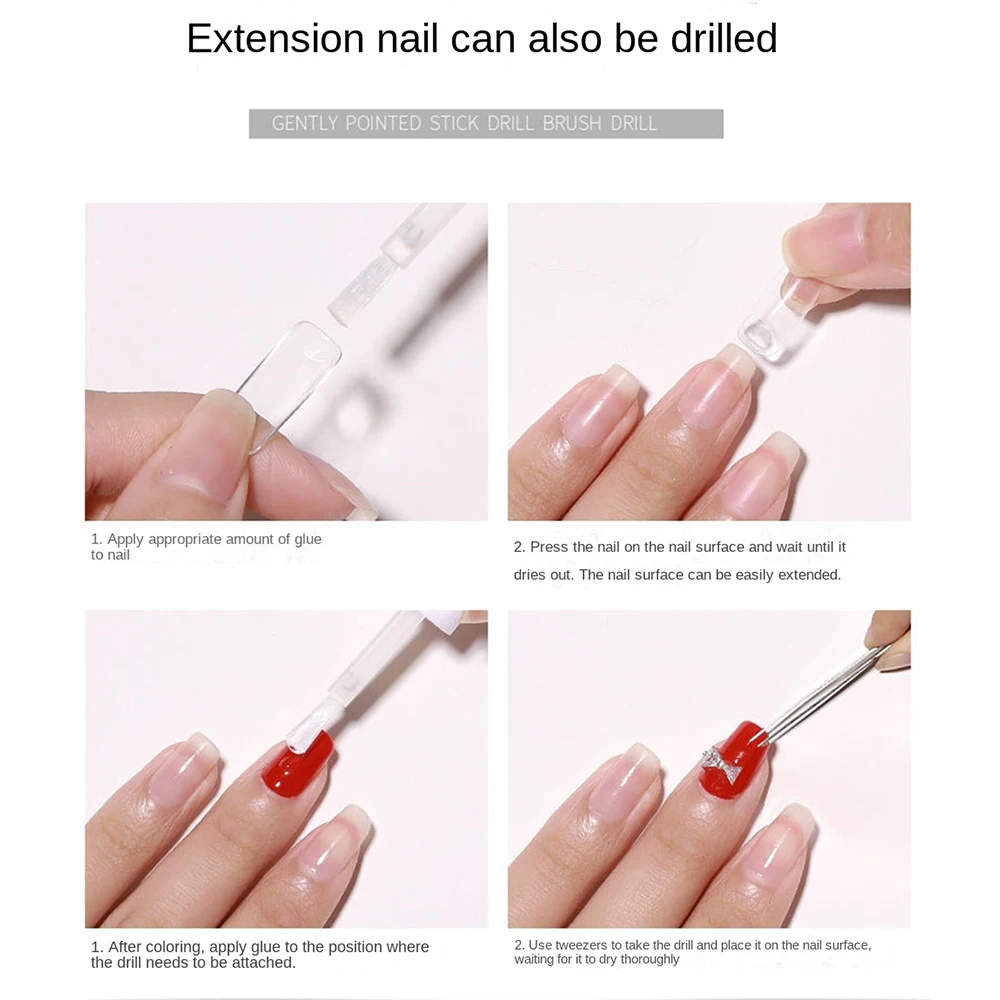 Nail Glue Strong Glue Is Reliable Tool Brute Force Transparent Quick Drying Nail Art Crystal Gel Nail Art Rhinestone Gel images - 6