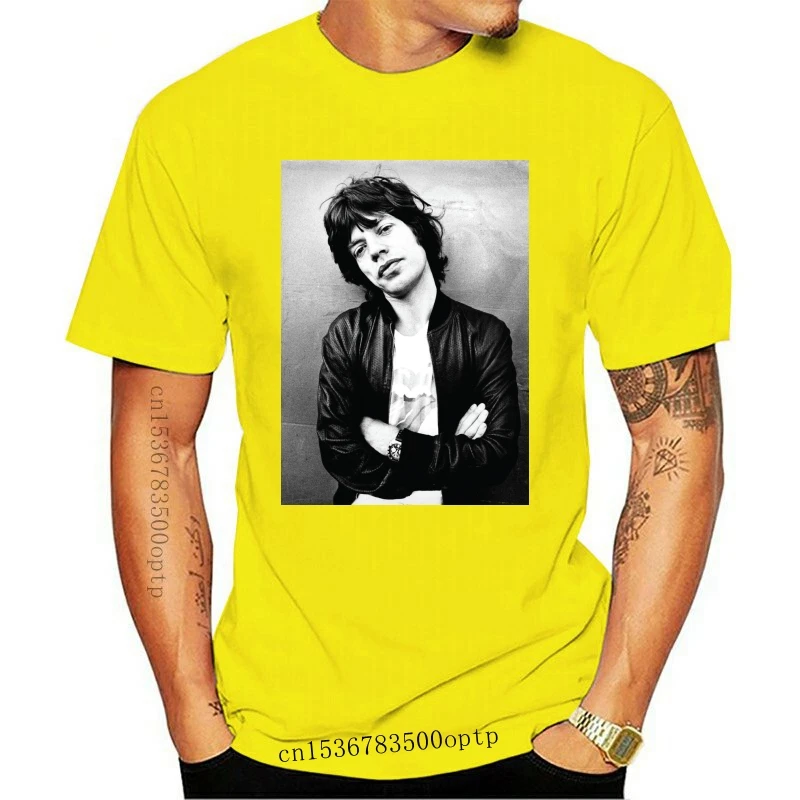 Мужская одежда MICK JAGGER ROCK N ROLL серая футболка все размеры |