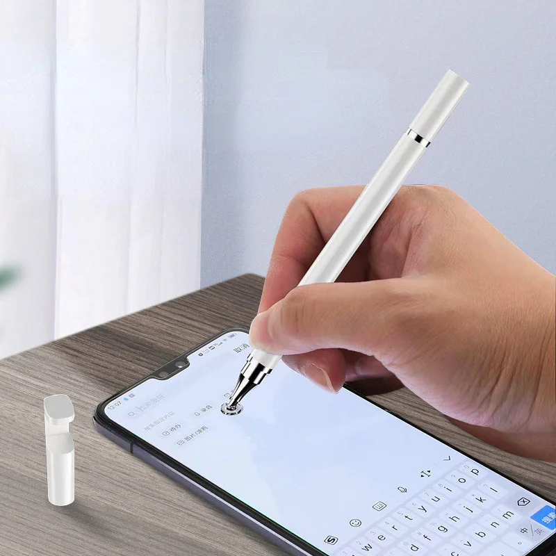 2 In 1 Stylus Pen For Cellphone Tablet Capacitive Touch Pencil For Iphone Samsung Universal Android Phone Drawing Screen Pencil
