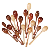 japanese style wooden spoon mini wooden spoon household beech wood fork spoon set wooden household set nanmu soup spoon