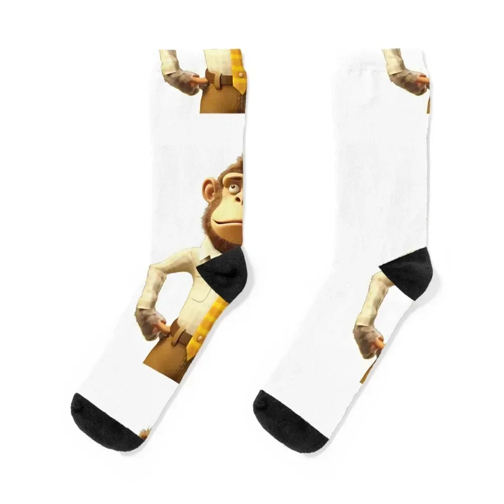The Wise Teacher Monkey Socks дизайнерские брендовые хлопковые мужские носки Мужские женские