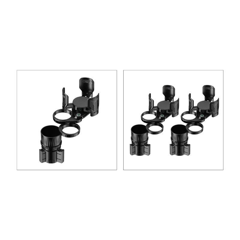 

4 In 1 Vehicle-mounted Slip-proof Cup Holder 360 Degree Rotating Water SUV Car Cup Holder Multifunctional Auto Accessory