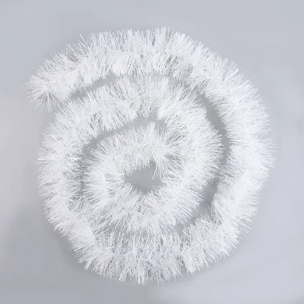 

Рождественская гирлянда из лент 200 см зелёно-белая