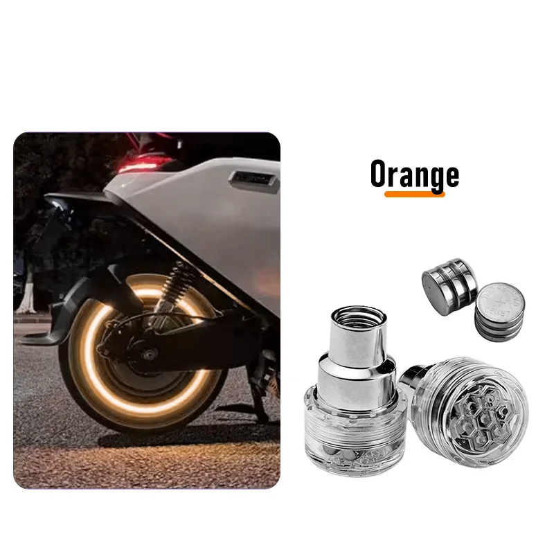 

Светодиодная Неоновая Подсветка Для Колес Мотоцикла, Светящийся Декоративный Фонарь На Ниппель Вентиля Шины Велосипеда