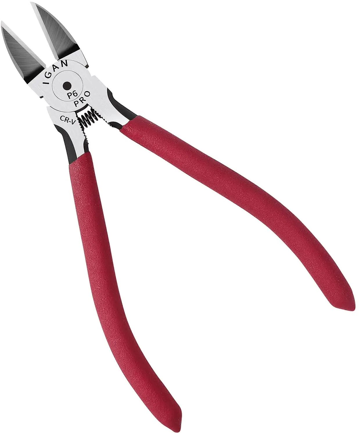 

IGAN-P6 кусачки для проволоки, 6-дюймовые ультра острые и мощные боковые кусачки с более длинной режущей кромкой