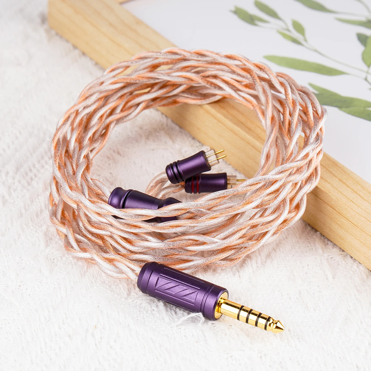 NICEHCK TriSPC провод для наушников 7N 3 типа посеребренный медный кабель обновления IEM