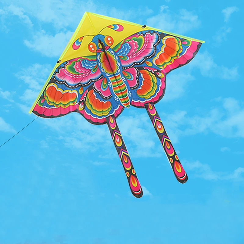 

1Pc Butterfly Kites Flying Toys For Children Kite Line Nylon Kites Wind Kites Parachute Windsurf Line Reel Show Kites