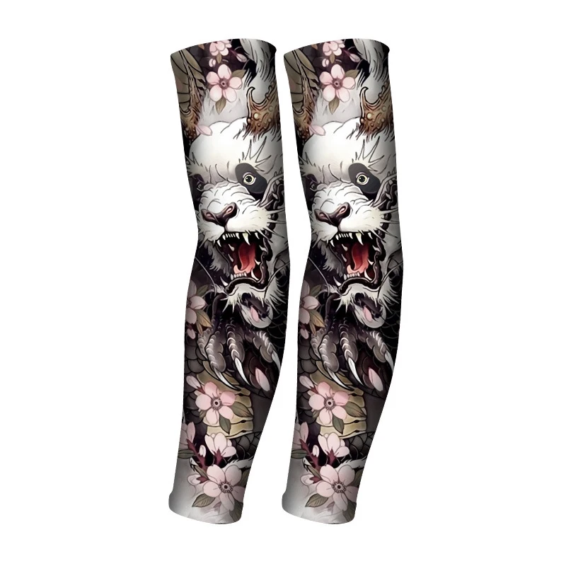 Летние Шелковые Рукава Для Гольфа С Татуировкой Спортивные Солнцезащитные Кремы