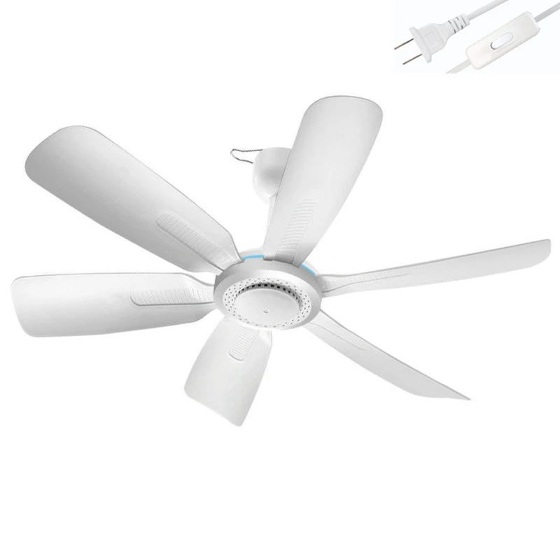 

W8KC Summer Ceiling Fans 20W Energy Saving for Household Students Dormitory Room Fan