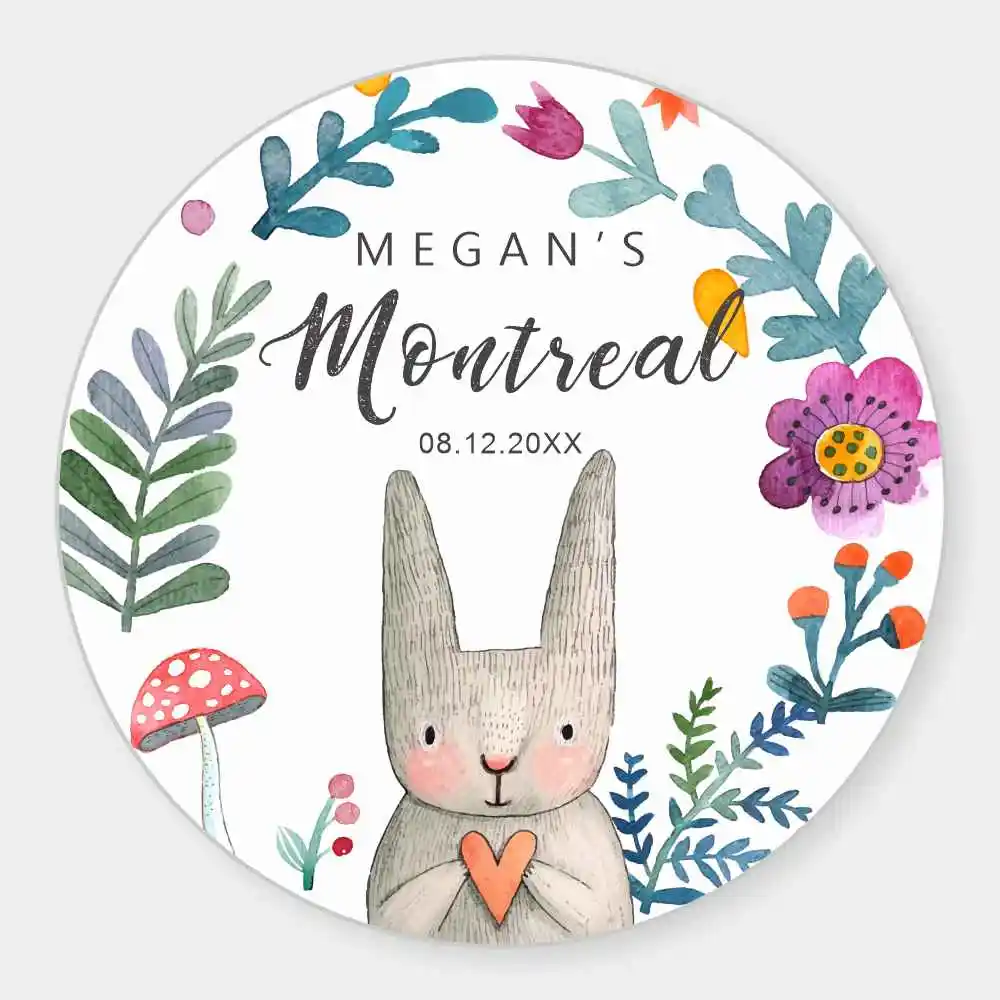

3/4/5/6/7/8cm Personalized Label Stickers Custom Carton Name Stickers Birthday Children's Day Thank You Stickers Vinyl sticker