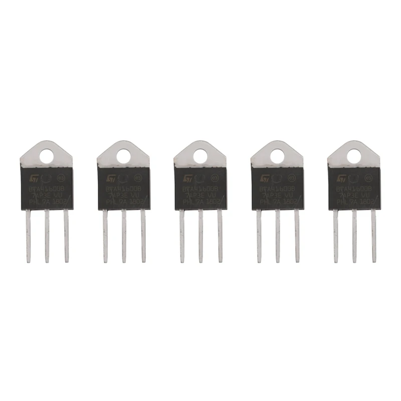 

5X BTA41-600B 600V 40A Silicon Controller Rectifier Standard Triac