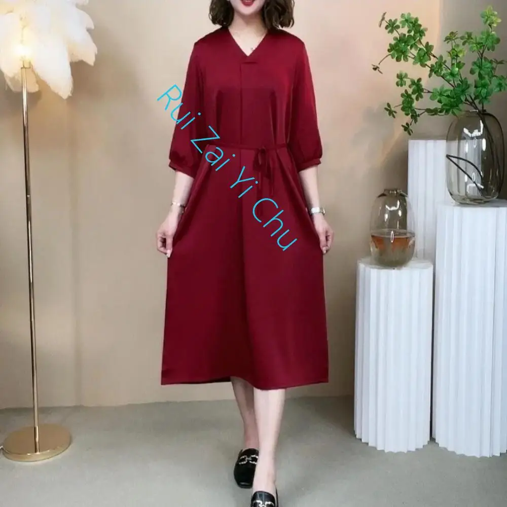 

2023 Summer New Dresses Women's Elegant Party Dresses Oversized Streetwear Short Sleeves Fashion Loose Vintage Long Dresses