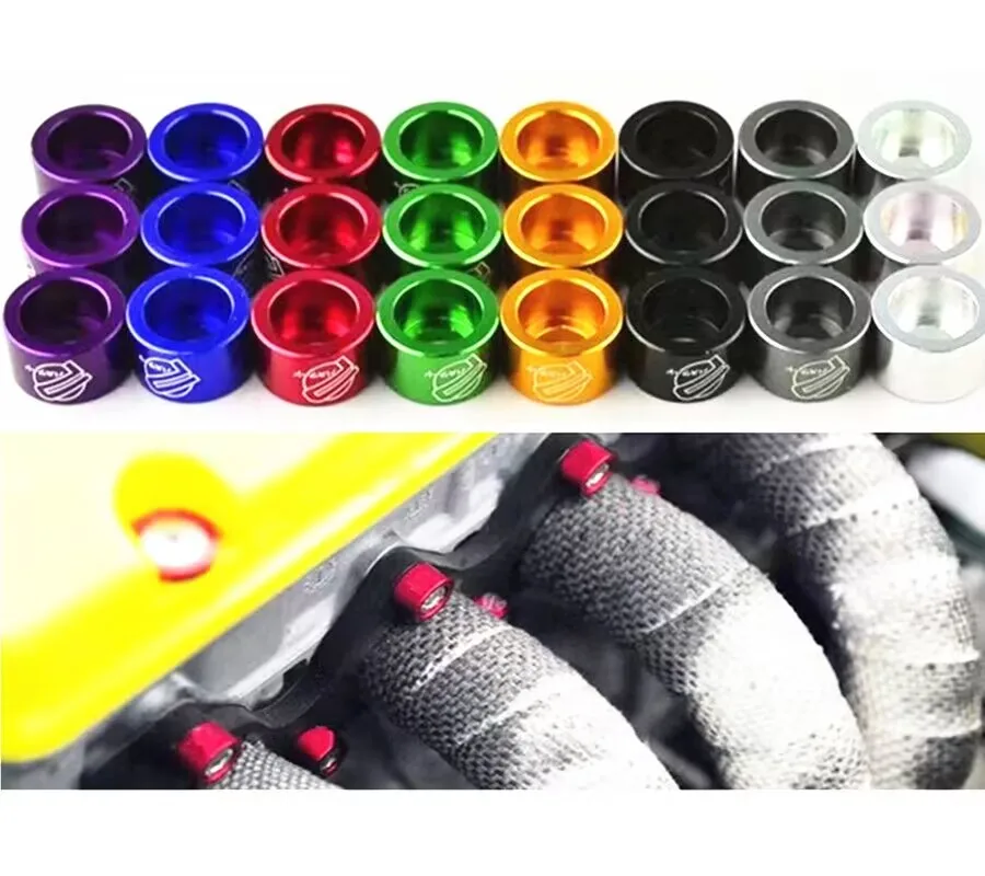 

Универсальный 9 шт. M8 автомобильный Стайлинг модификация JDM наклейки наклейки пароль крыло шайба номерного знака болты автоаксессуары