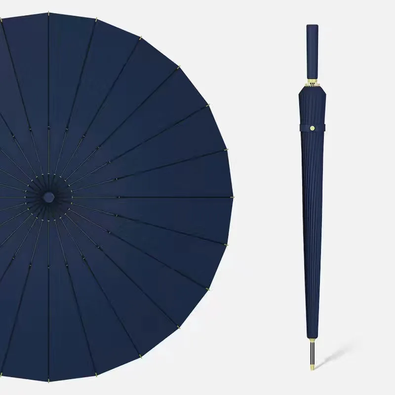 

Long Handle Vintage Big Size Umbrella Water Resistant Woman Windproof Man Umbrella Cute Ombrello Travel Accessories SY50RU