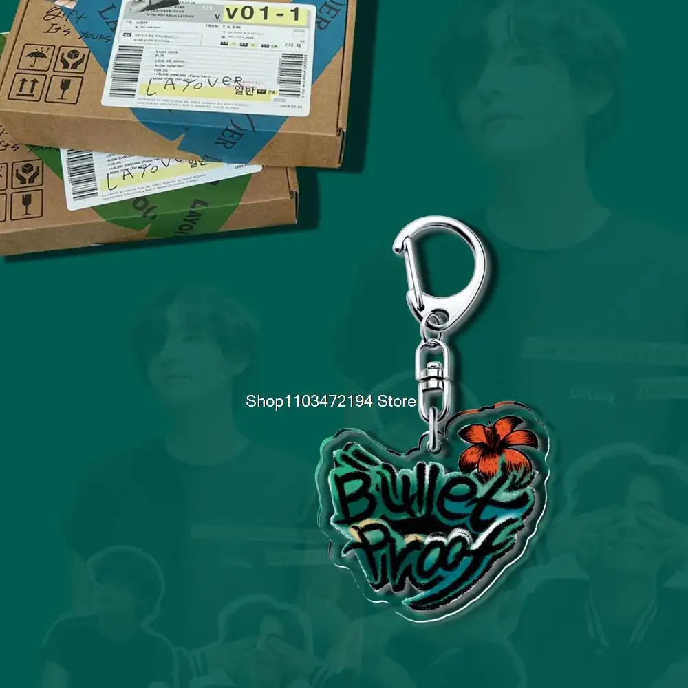 Акриловый брелок Kpop на заказ JK GOLDEN MUSE Альбом LAYOVER AgustGDddays FACES INGIDO JINS Tae Hyung Брелок