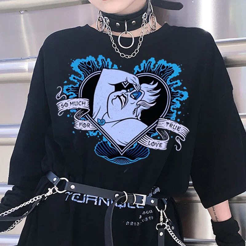Коллекция 2023 года, летние модные дизайнерские футболки Disney в стиле злодей, с большим количеством фотографий, футболки в стиле 90-х Харадзюку, одежда в стиле готиц Коллекция 2023 года, летние модные дизайнерские футболки Disney в стиле злодей, с большим количеством фотографий, футболки в стиле 90-х Харадзюку, одежда в стиле готиц