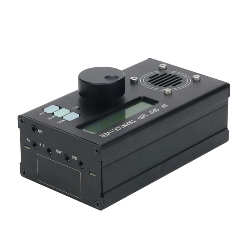 

10 Вт макс USDX 8 полос SDR все режимы USB, LSB, CW, AM, FM HF SSB QRP приемопередатчик с батареей Американский разъем