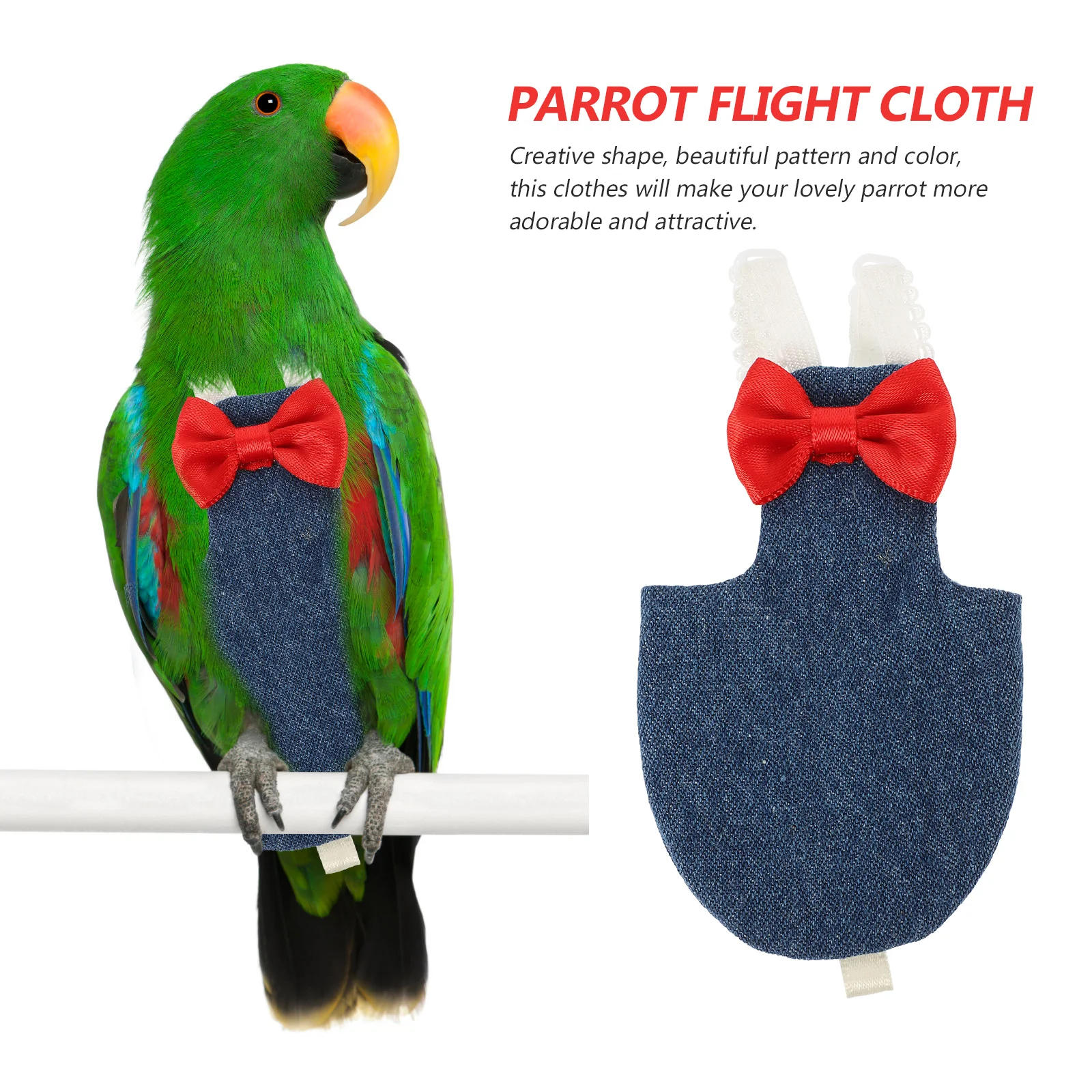 

Flying Bird Diapers Flight Suit Parakeet Small Parrot Clothes Clothing Protector Parakeets Cotton Parrots