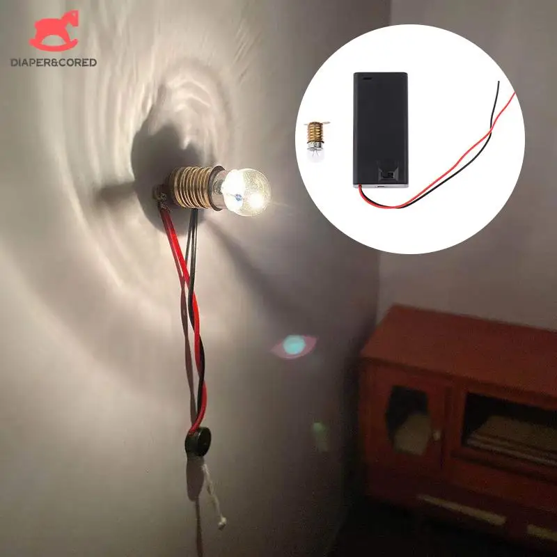 

1Set 1:6 1:12 Scale Dollhouse Miniature Light Bulb Lamp Holder Home Lighting Model Decor Toy Doll House Accessories