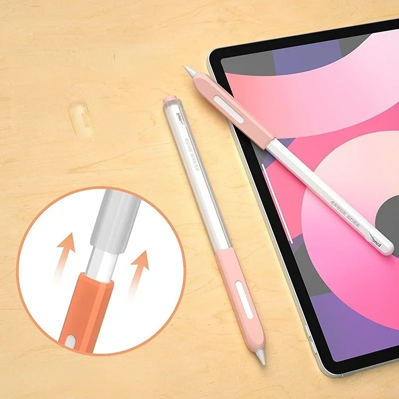 Нескользящий чехол Jelly для Apple Pencil 2-го поколения защитный iPad чехол-карандаш Pen