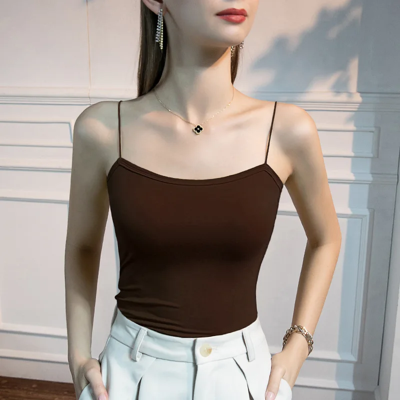 

High Quality 2023 Women Top Backless Spring Summer Sleeveless Simple T-shirt Sexy Girl Crop Top Clothes Tank Top Y2k Corset Top