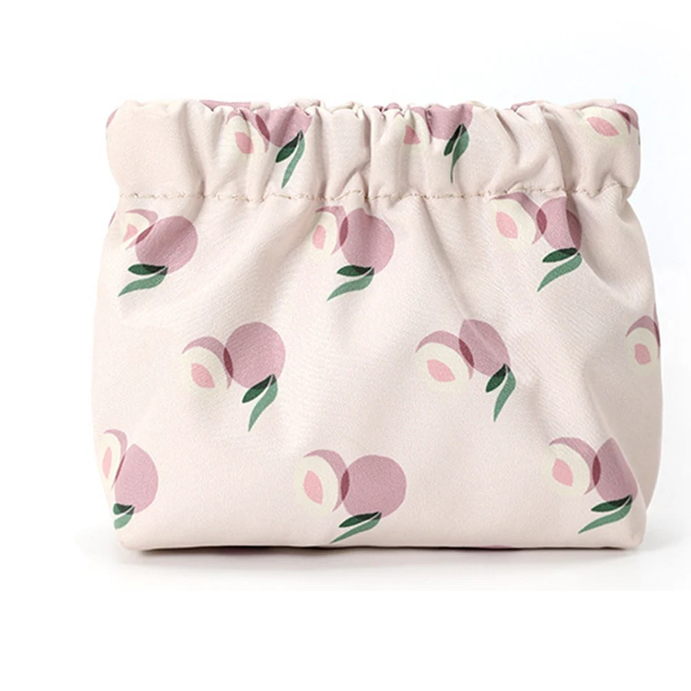 Automatic Closing Lipstick Pouch Leather Cable Organizer Bag Sealing Coins Keys Organizer Bag Jewelry Earphone Storage Pouch