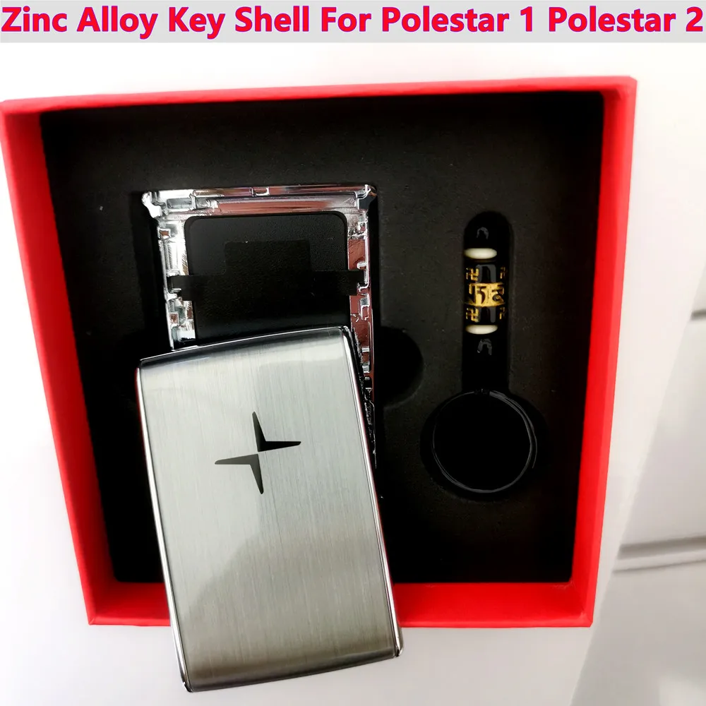 

For 1 Fob Zinc Cover Frame Polestar Replacement Case Refit 2 Remote Alloy Key Modification Polestar Volvo Control Car Shell