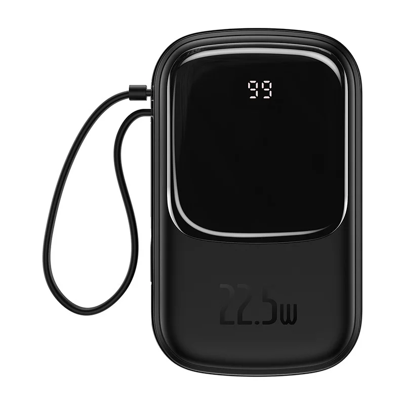 

Power Bank 20000mAh PD Fast Charging Powerbank Built in Cables Portable Charger External Battery Pack For Phone