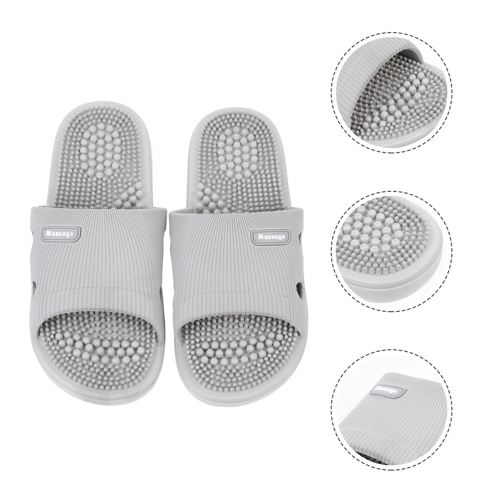 

1 Pair Acupressure Slippers, Summer Home Elastic Non- Sandals Acupoint Midsole Slippers for and Men