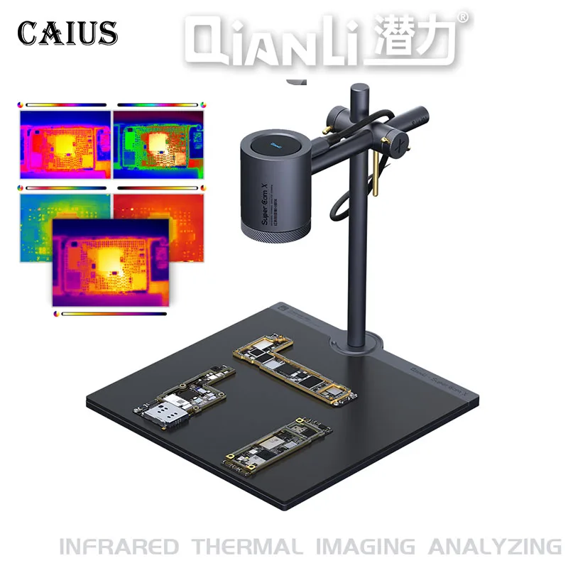

Qianli Toolplus Super Cam X 3D Thermal Imager Camera Mobile Phone PCB Troubleshoot Motherboard Repair Fault Diagnosis Instrument