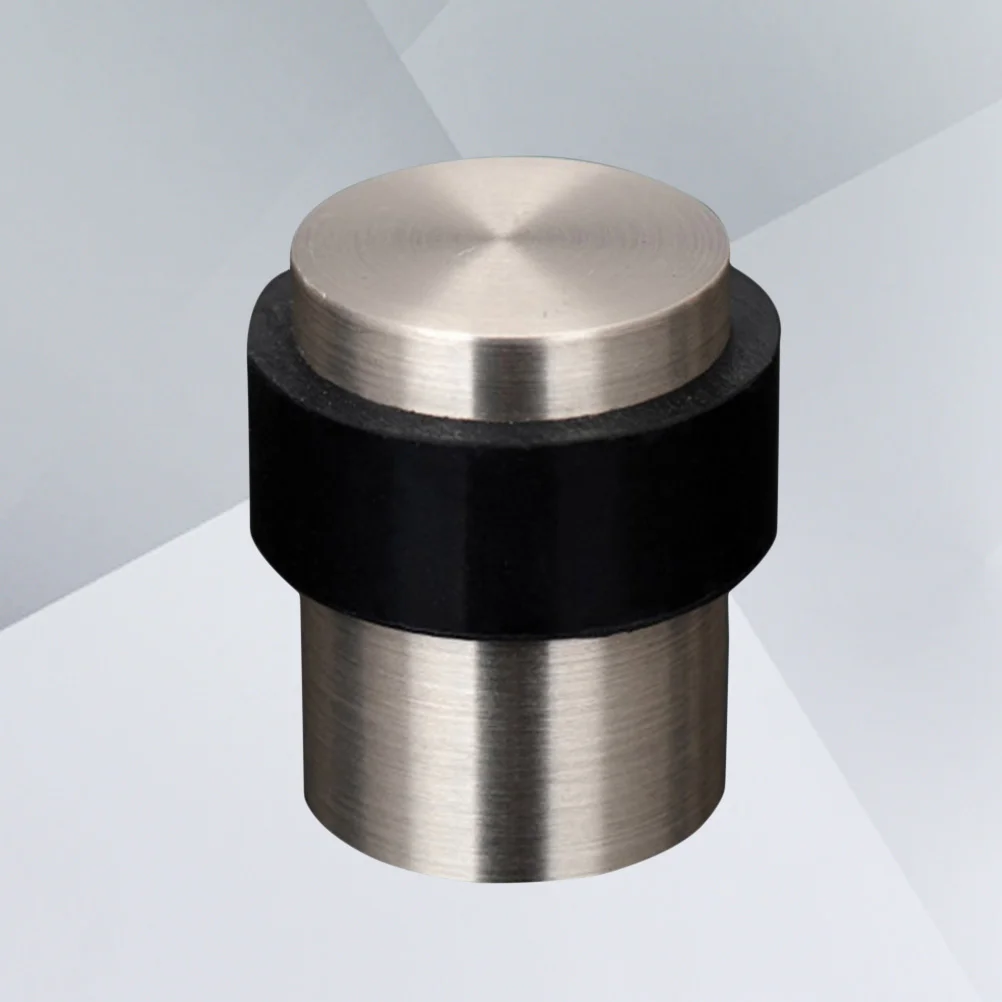 

Door Stop Stopper Wall Floor Stoppers Mount Stops Rubber Steel Holder Cylindrical Safety Bumpers Walls Metal Protector Stainless