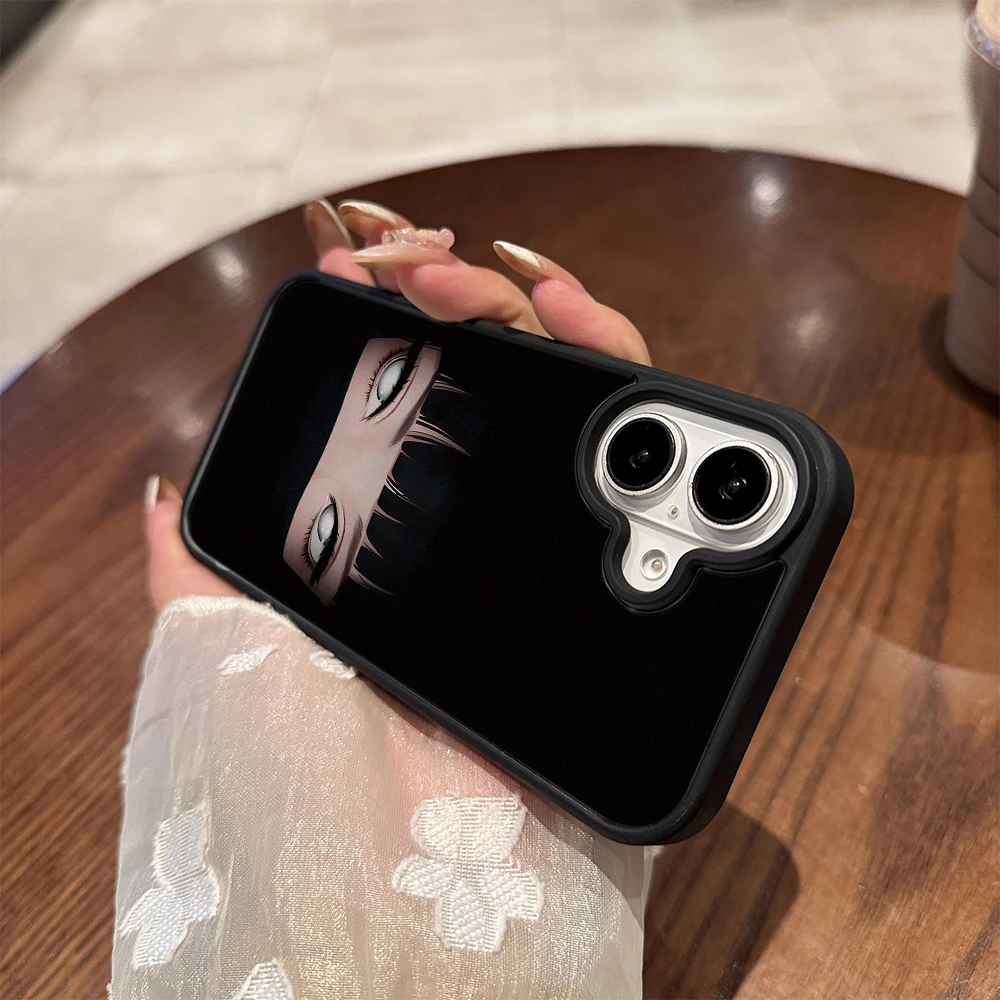 Фото Чехол для телефона Dark Girl Eyes для iPhone 17 16 15 14 13 12 11 Pro Max Plus Air, совместимый с MagSafe, противоударный, из твердого поликарбоната №5