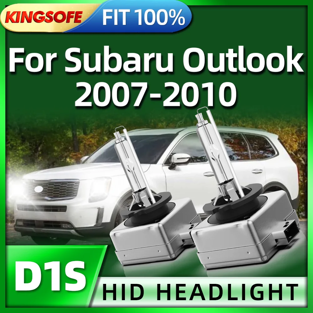 

KINGSOFE 2PCS D1S 6000K Car Headlights HID Bulb Lamp Xenon High Quality For Subaru Outlook 2007 2008 2009 2010