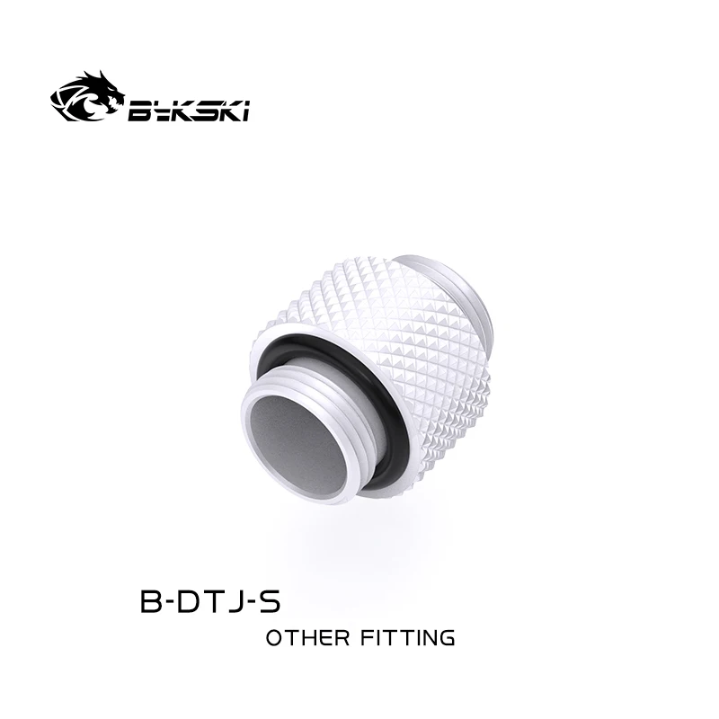 Фото BYKSKI G1/4 ''на G1/4'' двойное внешнее резьбовое соединение с резьбой адаптера папа-папа разъем 4,5 мм для водяного охлаждения №4