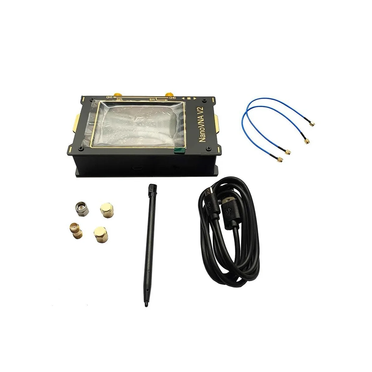 Векторный сетевой анализатор NanoVNA V2 антенный измерительный двойной фильтр