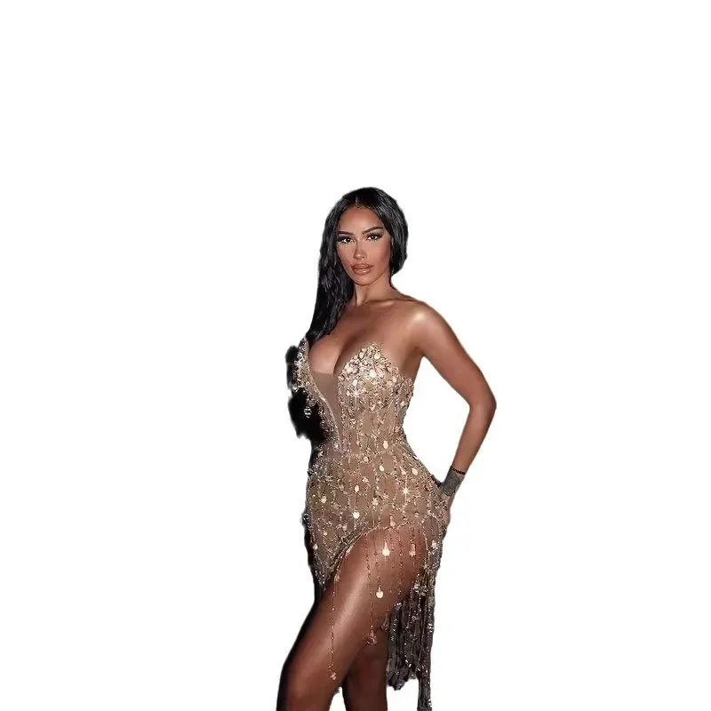 Amazon трансграничная модная женская одежда новое летнее сексуальное модное платье