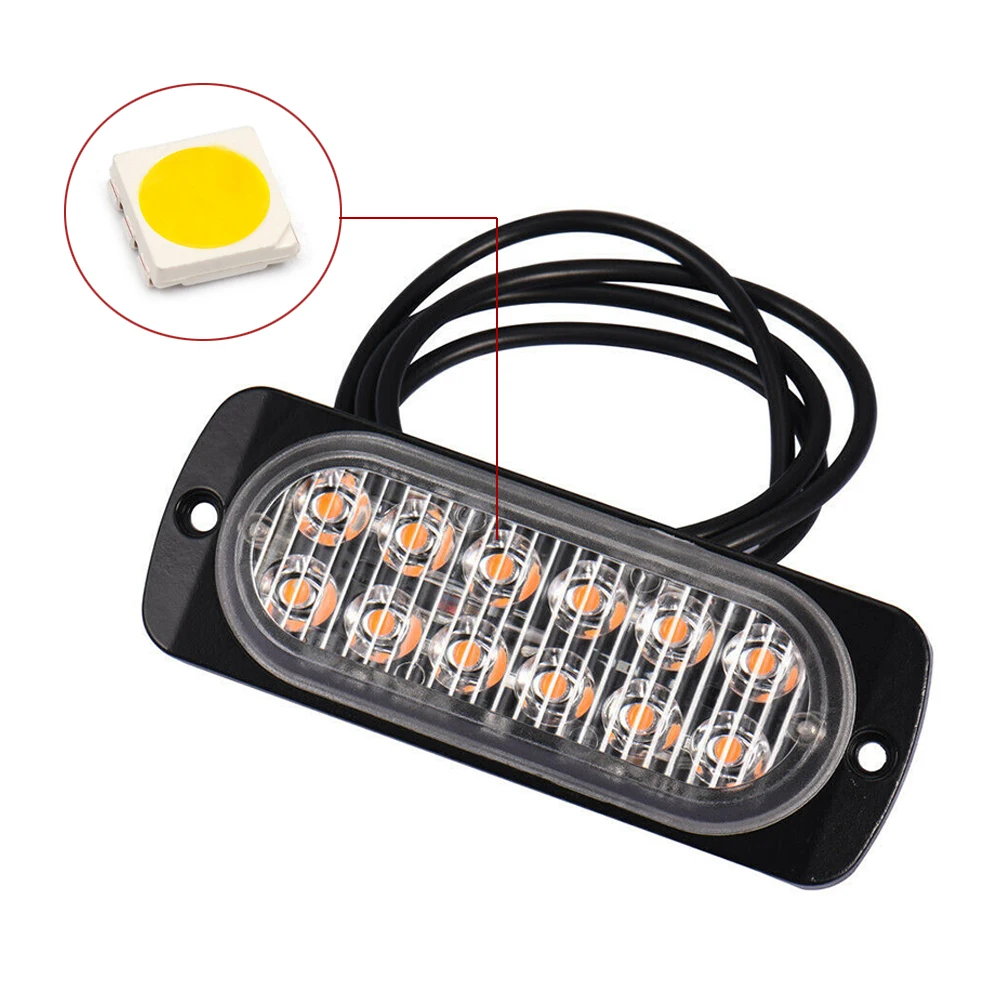 12-канальный Стробоскоп Предупреждающие Огни Авто Грузовик Полицейский