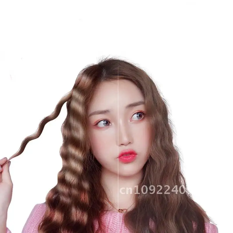 Щипцы для завивки волос большая волна светодиодный утюг керамические глубокие