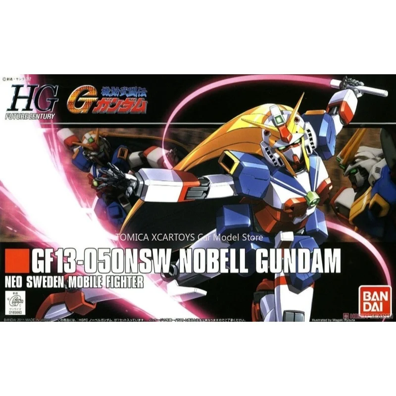 Модель аниме-персонажа Bandai GUNDAM HGFC 1144 GF13-050NSW NOBELL GUNDAM, сборная модель, игрушка, декоративный подарок для коллекционеров (art.: 3920dc334dedb) - 3920dc334dedb