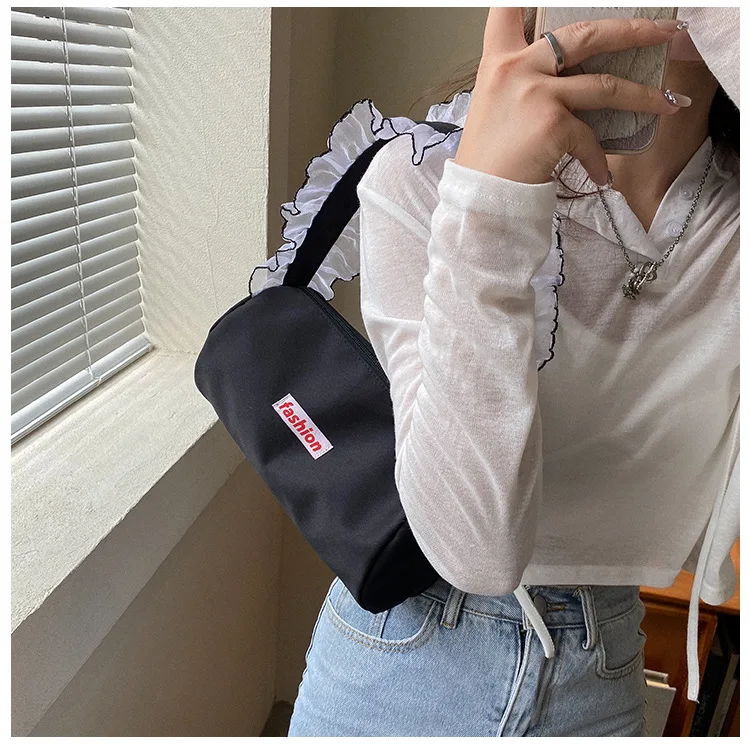 

Canvas Bag for Women Vintage Shoulder Underarm Bag Female Messenger Student Bag Purse Phone Bag Rhombic Pattern Bag 2023