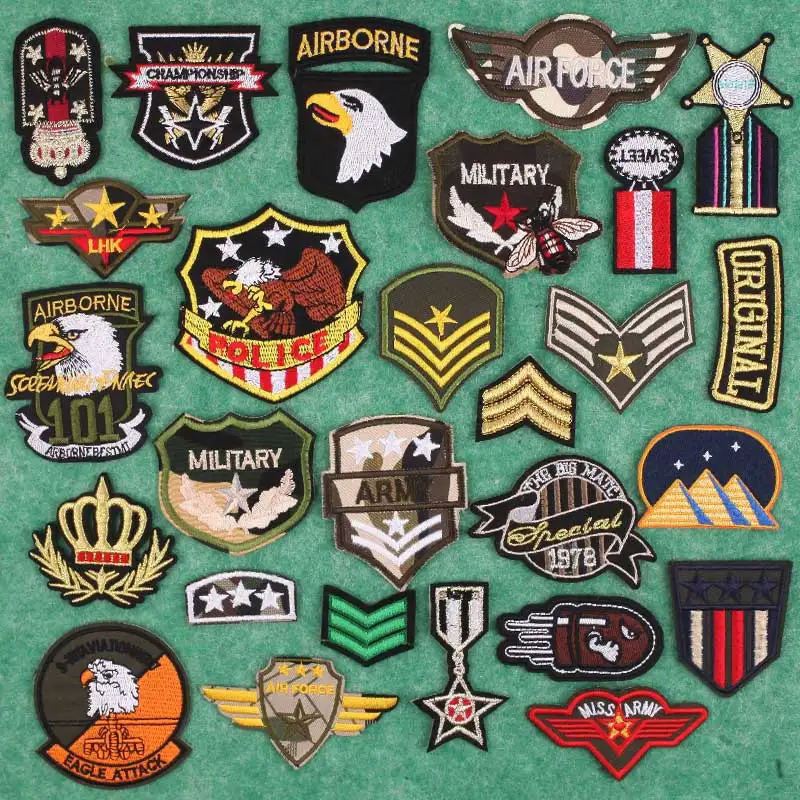 

Iron on Shoulder Patches for Clothing Badges Stickers DIY Military Gear Patches Army Accessories Patch for Clothes Embroidery