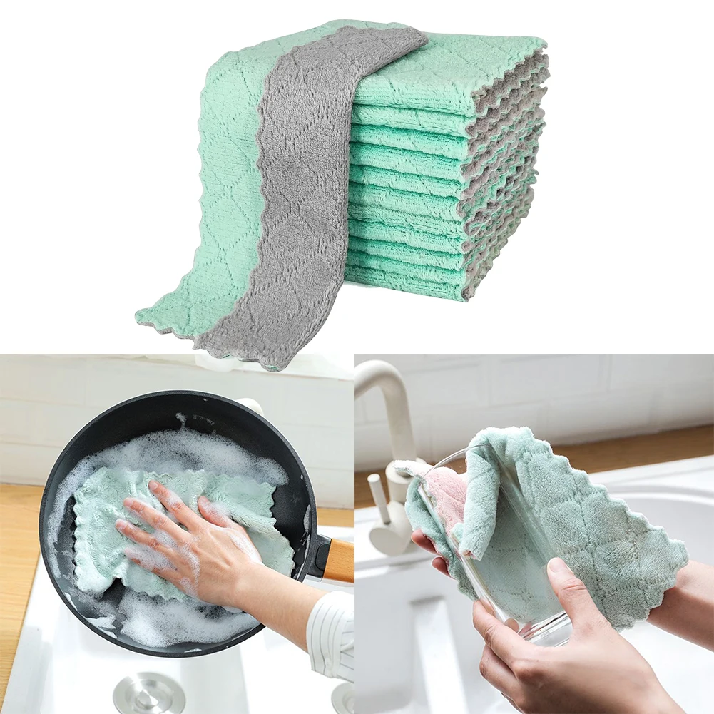 

Салфетка из микрофибры для мытья посуды, 12 шт.