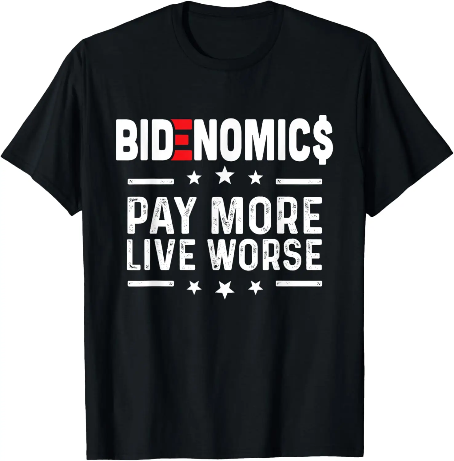 Футболка Bidenomics Pay More Live Worse Anti Biden Recession
