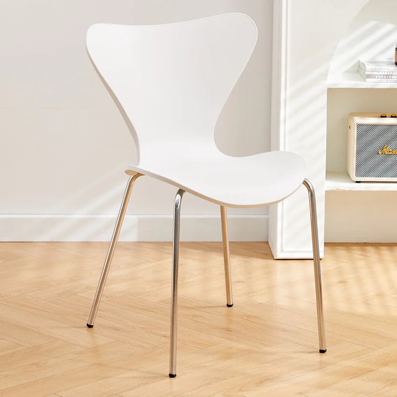 

Nordic Minimalist Dining Chairs White Space Saving Unique Adults Chairs Waiting Dine Lounge Silla Plegable Household Essentials