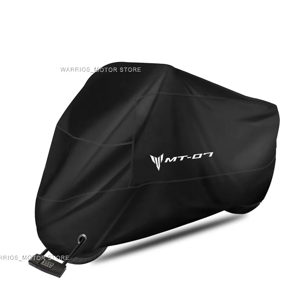 

Для YAMAHA MT-07 MT07 MT 07 2014-2022 2021 2020 чехол для мотоцикла с защитой от ультрафиолета пылезащитный снегозащитный водонепроницаемый чехол для мотоцикла