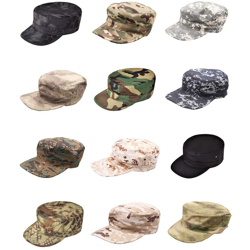 

Тактическая Мужская армейская Военная камуфляжная кепка s с плоским верхом, бейсбольная камуфляжная тренировочная Кепка, женская зимняя ша...