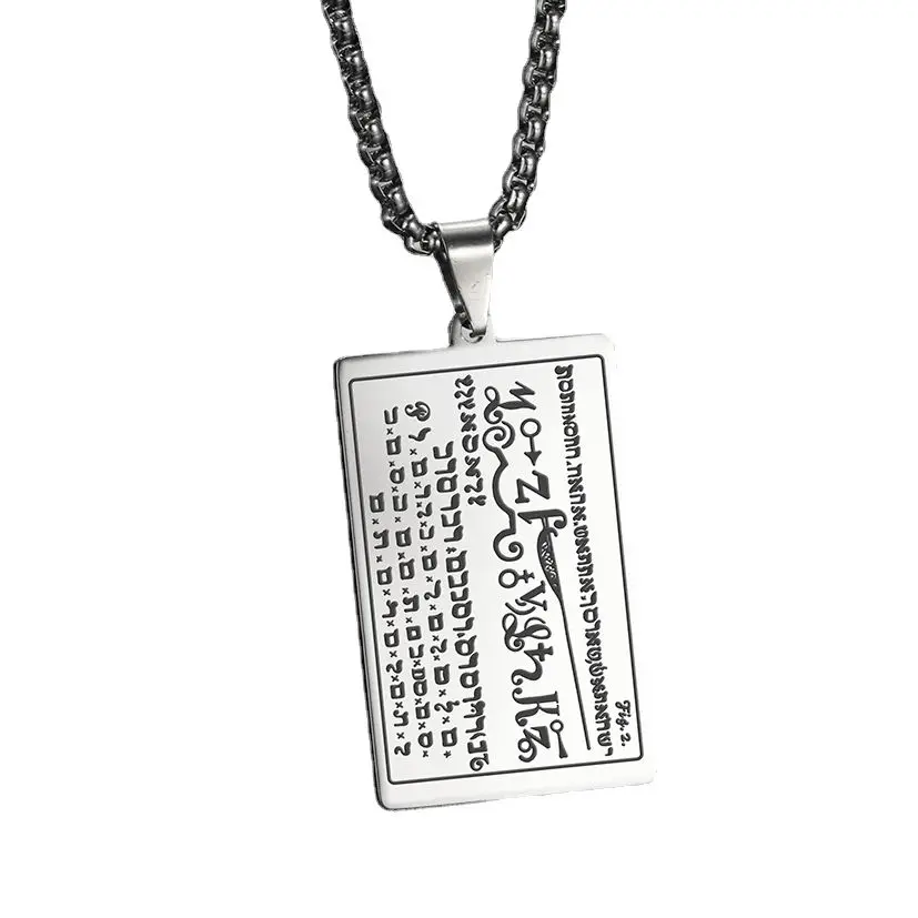 Talisman of Wealth Honor Wealth Treasure New Year Gifts Stainless Steel Pendant for Necklace 6th and 7th Books of Moses